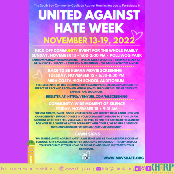 United Against Hate Week Chirp LA