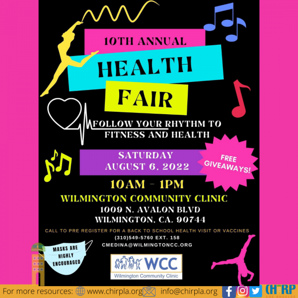 Wilmington Community Clinic Health Fair Chirp LA