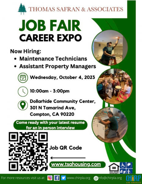 Thomas Safran & Associates JOB FAIR CAREER EXPO | Chirp LA