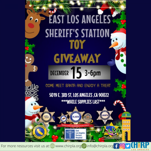 EAST LOS ANGELES SHERIFF'S STATION TOY GIVEAWAY Chirp LA