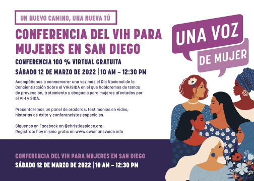 SAN DIEGO WOMEN’S HIV CONFERENCE/CONFERENCIA DEL VIH PARA MUJERES EN ...