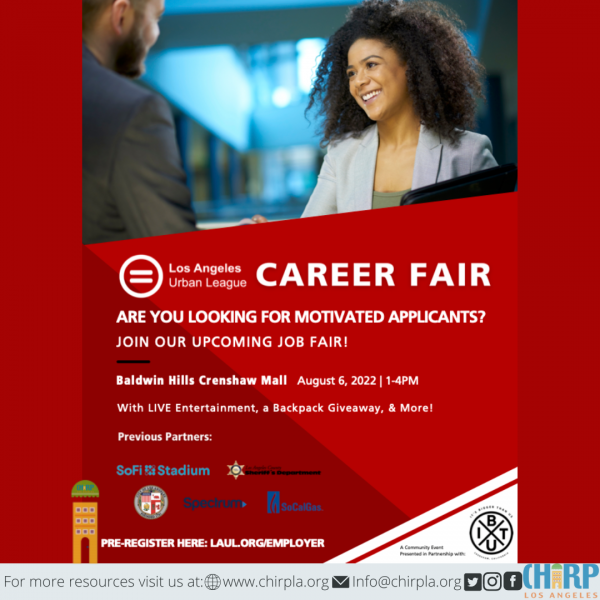 Los Angeles Urban League Career Fair Chirp LA